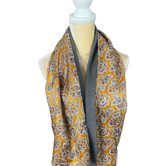 Vintage Royal Scot Zephyr Wool Scarf Paisley - Picture 3 of 7